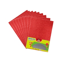 A4 Boy Simli Eva 10 Lu 1 Paket - Kırmızı