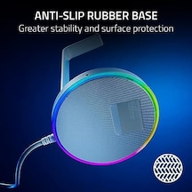 Base Station V2 Chroma - Usb Hub Ve Rgb Aydınlatmalı Kulaklık Standı 7.1 Surround Sesli Usb Hub, Entegre Kulaklık Tutucu, Kaymaz Stand, Chroma Rgb Quartz Acı Kahverengi
