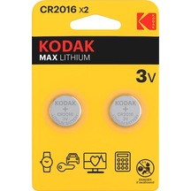 Kodak Para Pil Cr2016 2li - 2 Adet 4 Adet