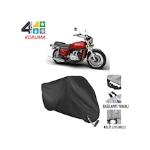 Honda Goldwing Gl 1000 Motosiklet Brandası ( Kilit Uyumlu - Siyah
