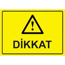 Dikkat İsg Uyarı Levhası Pvc A5 15x21 Cm