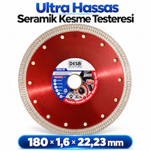 Ultra Hassas Seramik Kesme Taşlama 180 Mm Granit Fayans Mermer Cam Elmas Kesme Testeresi