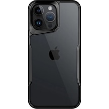 Apple Uyumlu   iPhone 16 Pro Kılıf Boyi Silikon Kapak - Siyah