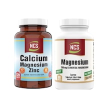 Magnezyum Elementel 90 Tablet Kalsiyum Çinko 120 Tablet