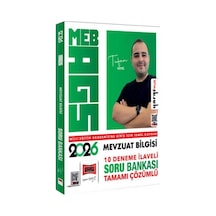 Yargı Yayınları 2026 Meb Ags Mevzuat Bilgisi 10 Deneme İlaveli Tamamı Çözümlü Soru Bankası