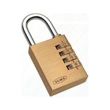 Pirinç Şifreli Asma Kilit - 4 Basamaklı 50mm