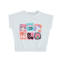 Civil Girls Kız Çocuk Tişört 2-5 Yaş Beyaz 18330g76124s1-1 Beyaz