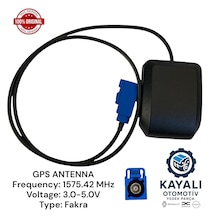 Gps Anten Mavi Soket Fakra