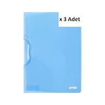 Bigpoint Yandan Sıkıştırmalı Dosya A4 Mavi X 3 Adet Diğer