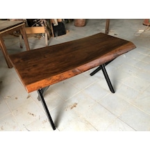 Bintaşmobilya Kütük Masa Ceviz Rengi 130X75.Cm