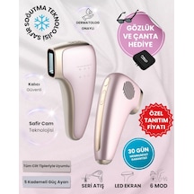 Mieco Safir Soğutma Özellikli ipl Lazer Epilasyon Aleti (Safir Cam)-Rosegold + Gözlük ve Çanta Hediyeli