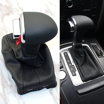 Sunshine011 Audi A3 8p A4 B8 A5 Q5 A6 C6 Deri Krom Vites Topuzu Siyah 4g1713139