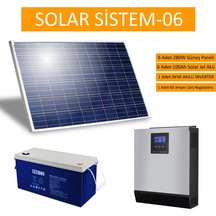 Güneş Enerji Paneli Solar Paket  06