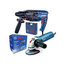 Bosch GBH 240 Kırıcı Delici  + GWS 750-115 Avuç Taşlama Makinesi Carton - 0615990N1W
