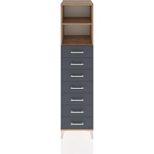 Hyperion Dolap 2 Raflı 7 Çekmeceli 44x44x182 Çam-antrasit Atlas Çam Hyperion Dolap 2 Raflı 7 Çekmeceli 44x44x182 Çam-antrasit Atlas Çam
