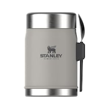 Stanley Classic Legendary Yemek Termosu Kaşıklı 0,4 L Gri Gri