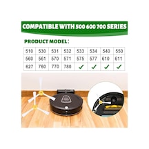 İrobot Roomba 600 Serisi Uyumlu 4 Adet Hepa Filtre 4 Adet Yan Fırça