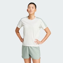 Adidas Own The Run 3s Tee Kadın T-shirt Jp0829 Ekru
