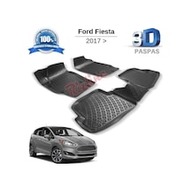 Ford Fiesta 3D Havuzlu Paspas 2017 Sonrası