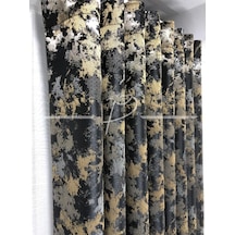 Fon Perde Salvador Desen Jakarlı Saten Fonluk