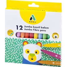 Adel Jumbo Keçeli Kalem Seti 12'li