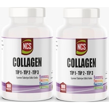 Kollajen Hidrolize Collagen Tip 1-2-3 Glutatyon Vitamin C 180 X 2 Kutu