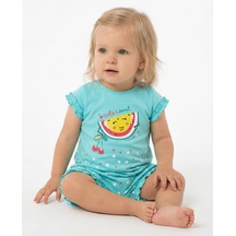 Caramell Bebek Tulumu - Tk7043 Fresh - Su Yeşili Açık Mavi