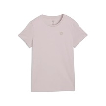 Puma Ess Elevated Tee Pembe Kadın T-shirt