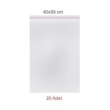 Kendinden Yapışkanlı Bantlı Şeffaf Jelatin Torba 40X55 Cm 20 Ad