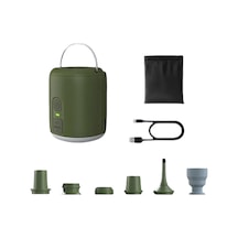 Dolıty Taşınabilir Hava Pompası 5v 1a 30w Uyku Matları Yeşil Çok Renkli