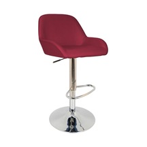 Bürocci 9506S0102 Texas Bar Taburesi Bordo Deri Bordo