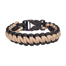 Coghlans Paracord Bileklik Siyah Bej Çok Renkli