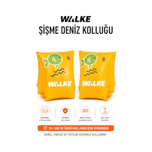Walke Fish Şişme Deniz Kolluğu 30x15 Cm Çift Hava Bölmeli Yüzme Kolluğu 12102