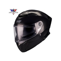 Mt Thunder 4 Sv Puree A1 Parlak Siyah Kapalı Kask Sİyah