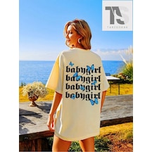 Startmore Coolane Gevşek Fit Kadın Rahat Kafatası Baskı Kısa Kollu Bisiklet Yaka Tişört Yaz İçin Siyah