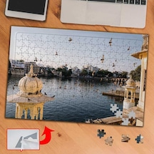 Kuşlar, Evler, Mimari Yapı 240 Parça Puzzle Yapboz Tablo-p358