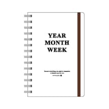 Morning Glory 5000 Planlayıcı Defter 12,4x18,5 Cm Beyaz 12340-88554