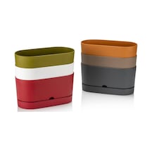 Poliwork Begonya Balkon Saksı 30 Cm 5,5 Lt