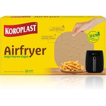 Koroplast Airfryer Pişirme Kağıdı Doğal 20li