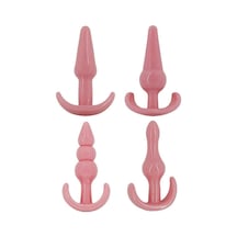Erofoni Yeni Nesil 4 Adet Farklı Boylarda Anal Açıcı  Tıkaç Plug Seti