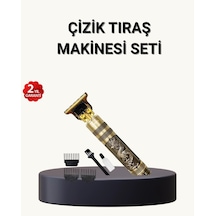 Profesyonel Çizik Tıraş Makinesi T Çelik Bıçaklı, 120 Dakika Şarjlı Kullanım, 3 Başlıklı Diğer