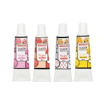 Glazür Tüp 4 Lü Set 40 Gr Pasta Ve Kurabiye Dekor Glaze Seti