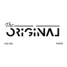 Airbrush Tattoo Original Yazı Sembolü Yapışkanlı Stencil Süsleme Ve Boyama Kalıbı