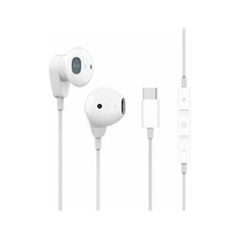 Kablolu Type-C Fiş HIFI Stereo Xiaomi Huawei İçin Kulaklık