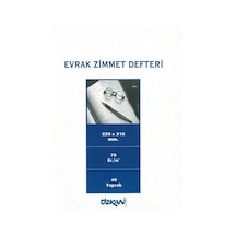 Evrak Zimmet Defteri 40 Yap. Karton Kapak Özkan