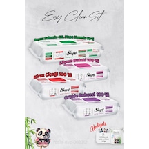 Sleepy Kiraz Çiçeği, Orkide, Lilyum Ve 4 Xl 50' Li Beyaz Sabunlu Mop Yüzey Temizlik Havlusu Ve Hediye Rosie Diğer