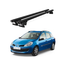 Venüs Renault Clio Sport Tourer 2005-2012 Uyumlu Siyah Ara Atkı Port Bagaj Tavan Barı