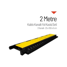 Kablo Kanallı Yol Kasisi Seti 2 Metre - 2 Kanallı -4070