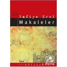 Makaleler - Safiye Erol - Kubbealtı Neşriyatı