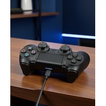 Kablosuz Oyun Kolu Ps4 Uyumlu Titreşimli Şarjlı Uczzzps4kolu-6